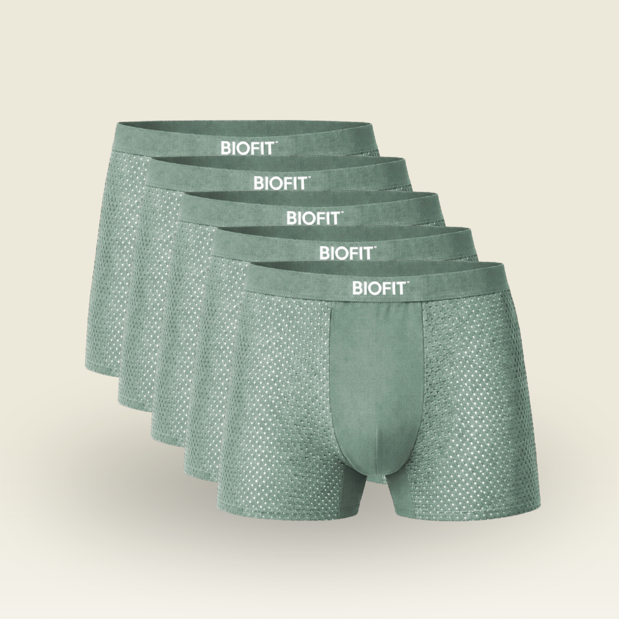 BIOFIT® Essentials Boxer Trunks Green