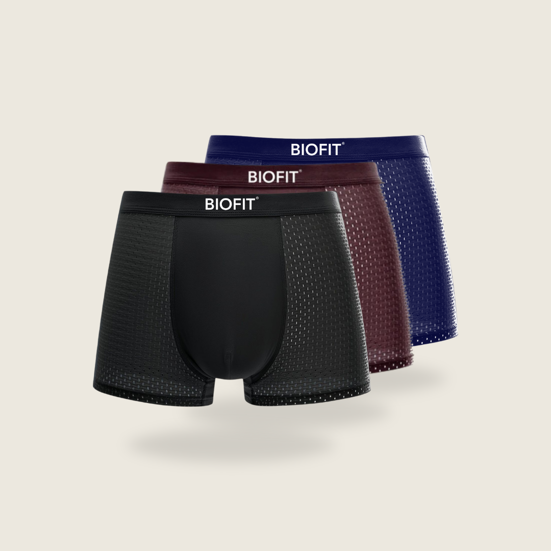 BIOFIT Essentials Boxer Trunks 3-Pack Multicolor