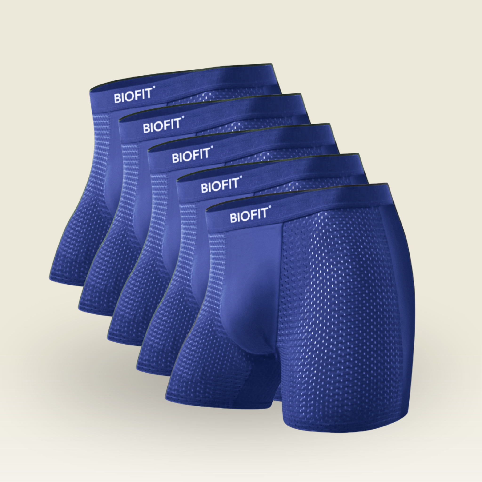 BIOFIT® Essentials Boxer Trunks Blue