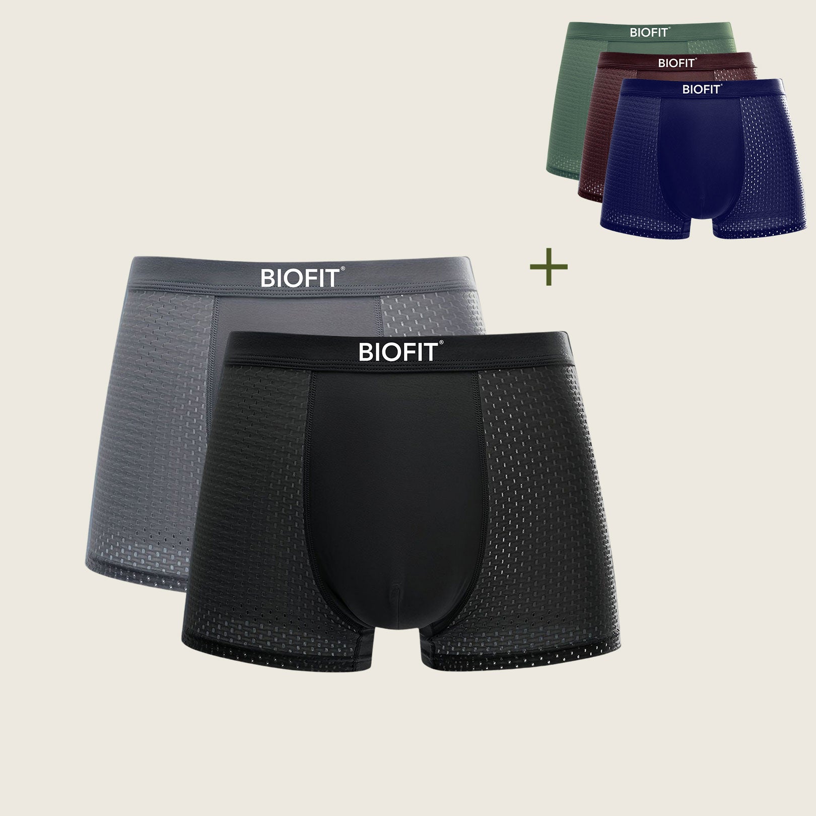Boxer en bambou BIOFIT® | Multicolore