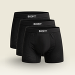 BIOFIT® Origins Black Boxers 3-Pack