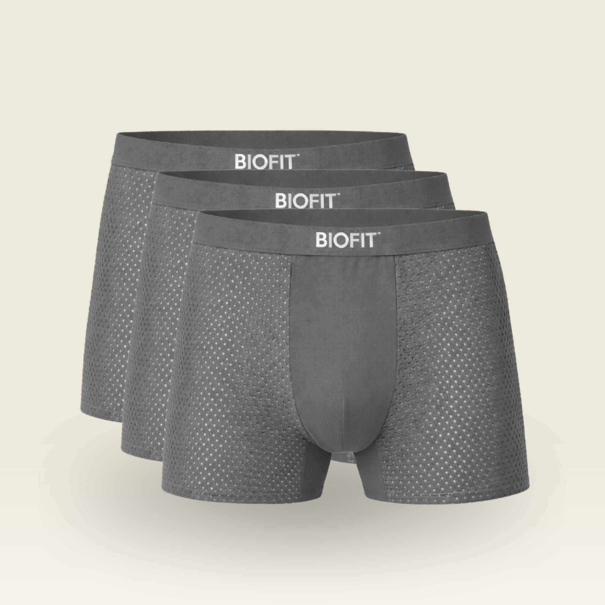 BIOFIT® Essentials Boxer Trunks Grey