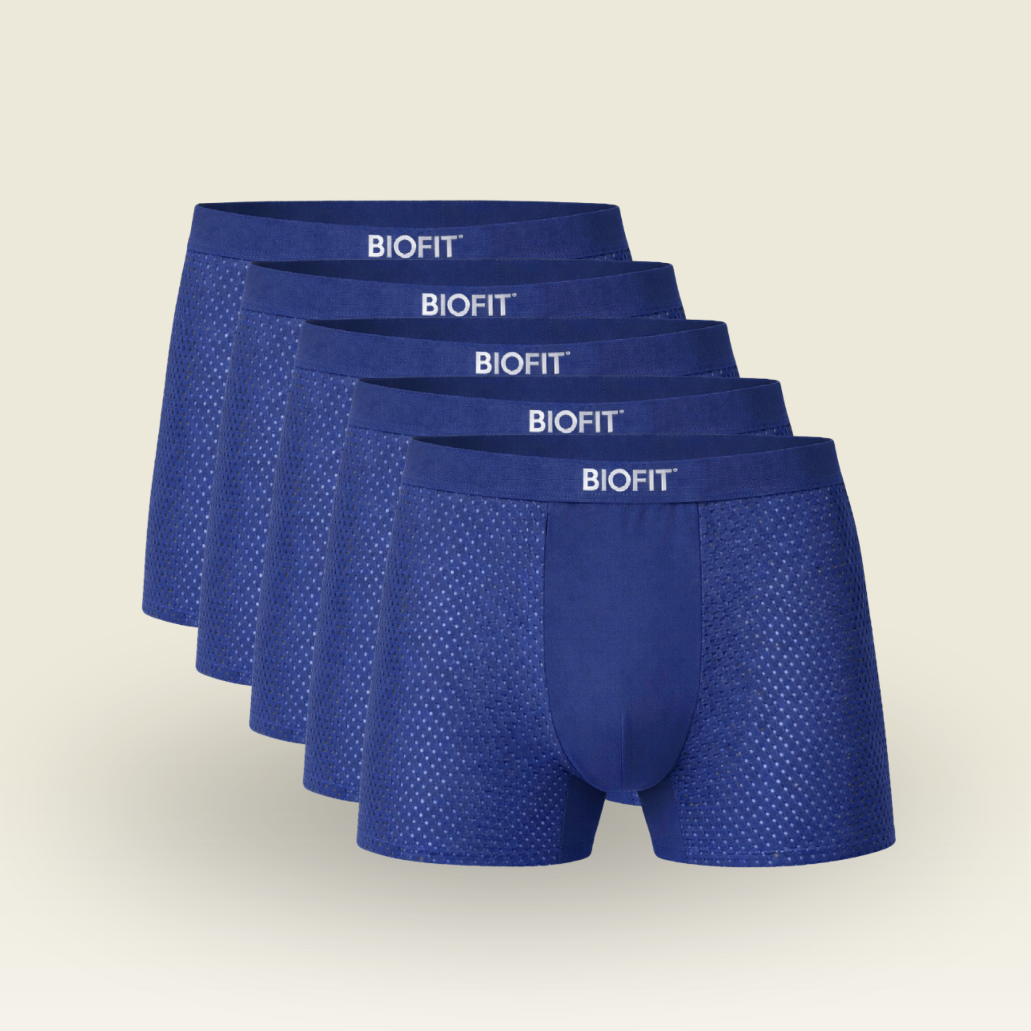 BIOFIT® Essentials Boxer Trunks Blue