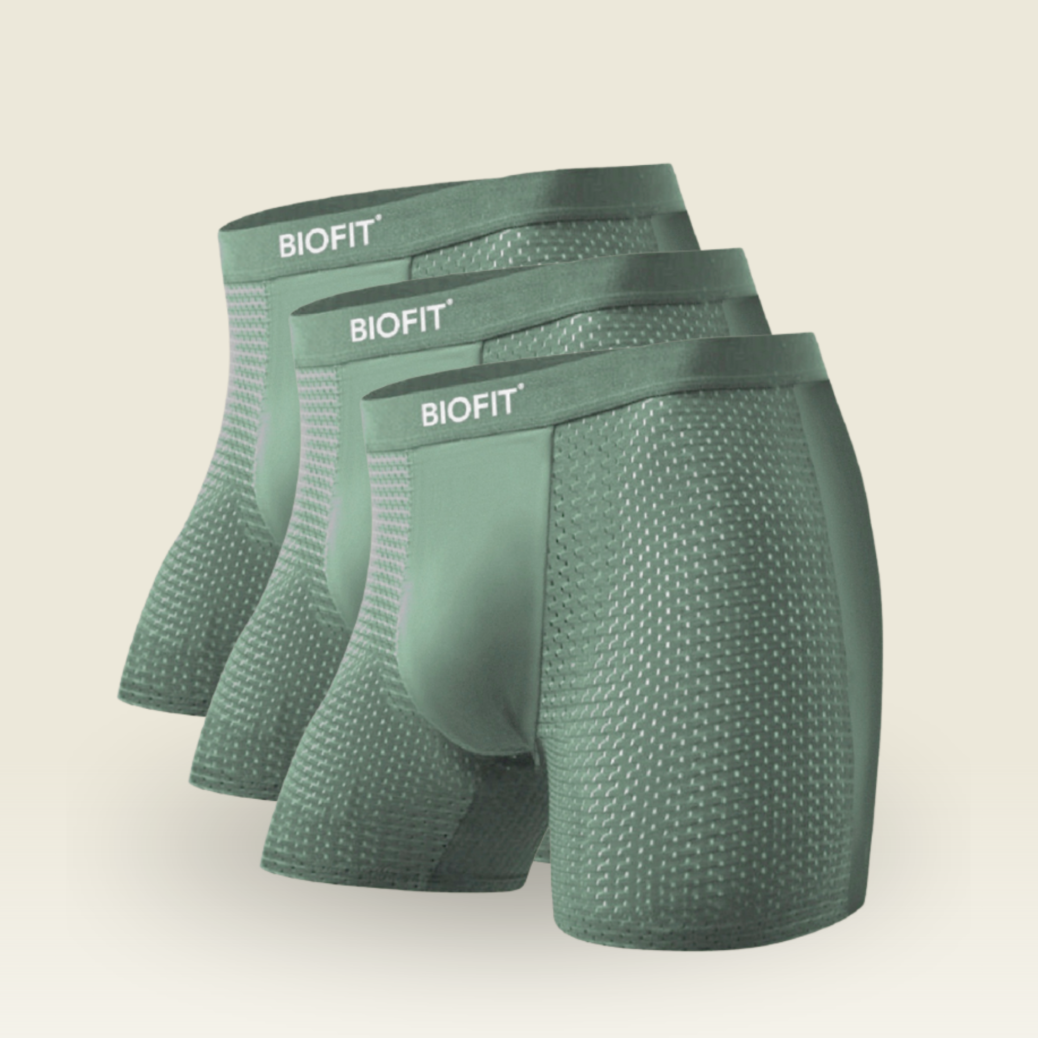 BIOFIT® Essentials Boxer Trunks Green