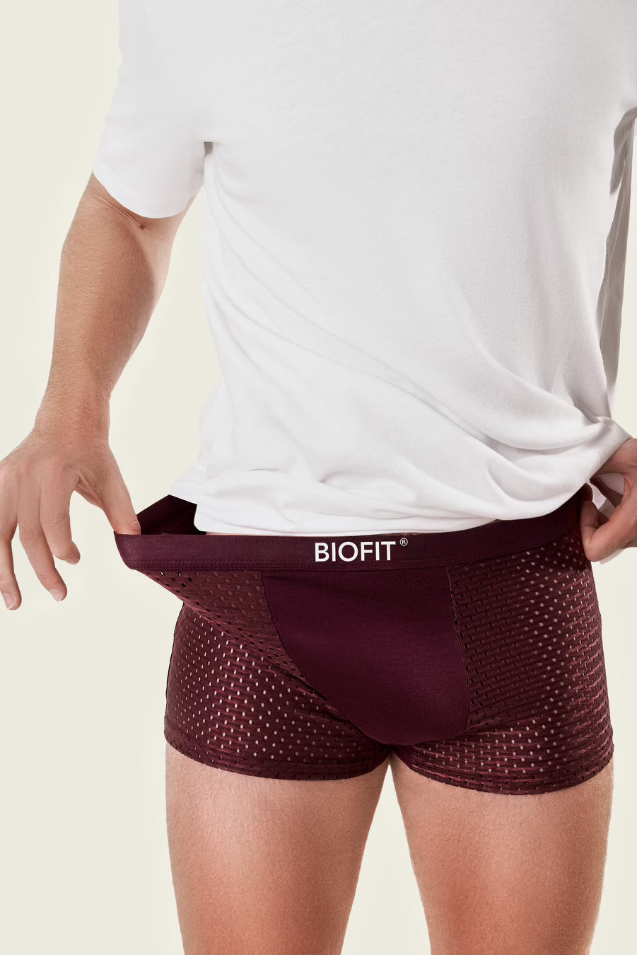 Boxer en bambou BIOFIT® Rouge