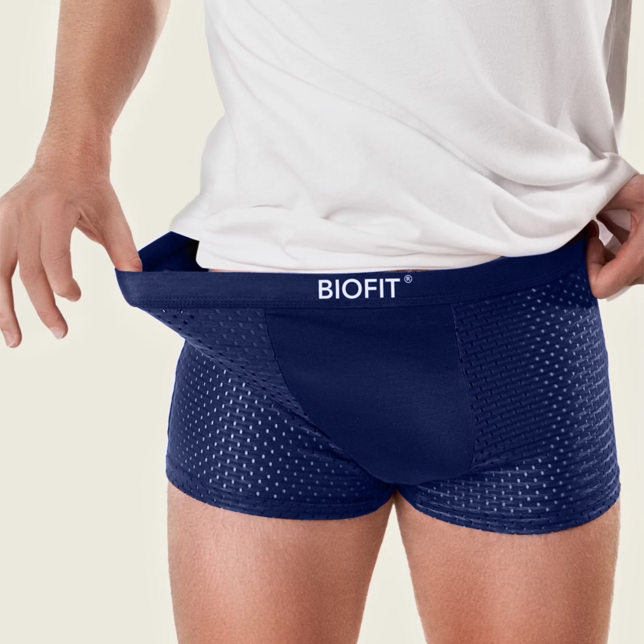 Boxer en bambou BIOFIT® Bleu