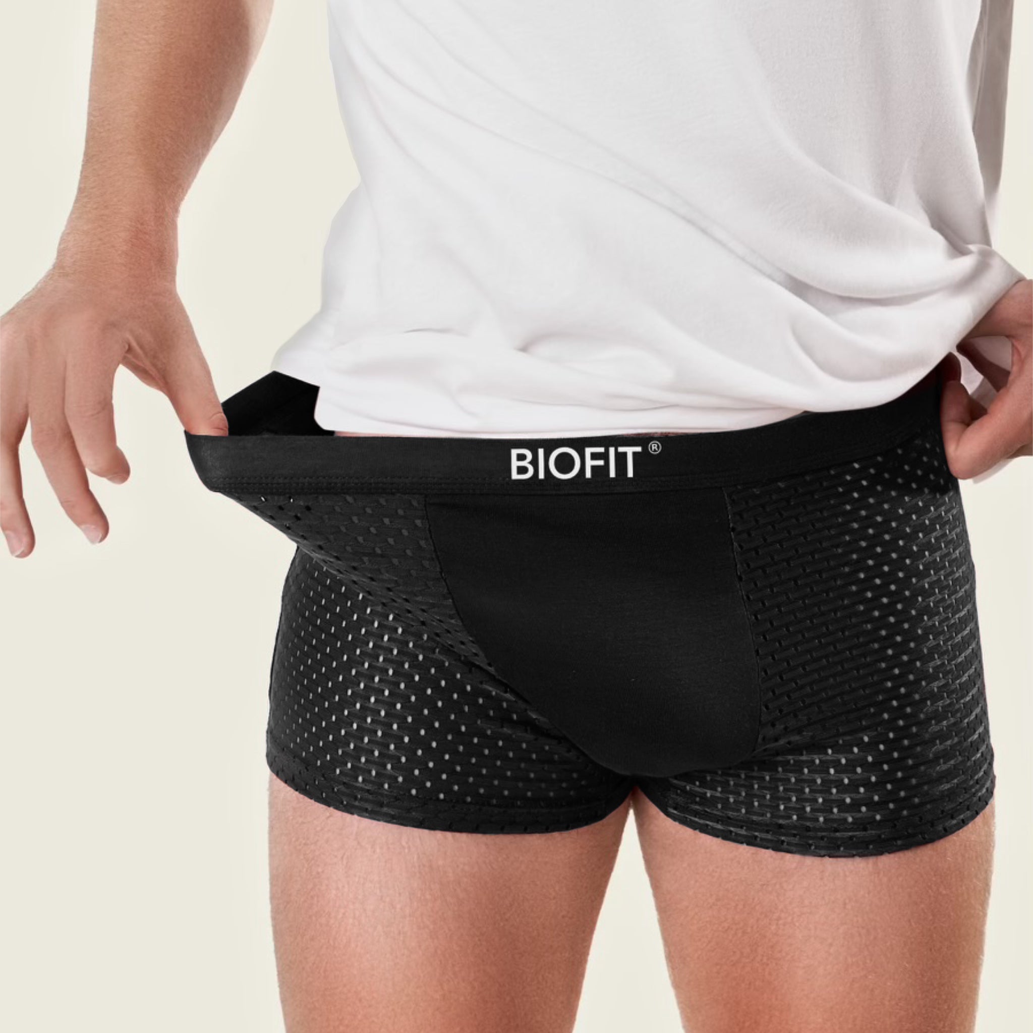 Boxer en bambou BIOFIT® Noir