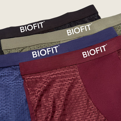 Lot de 5 boxers en bambou BIOFIT® Gris | + 5 GRATUITS