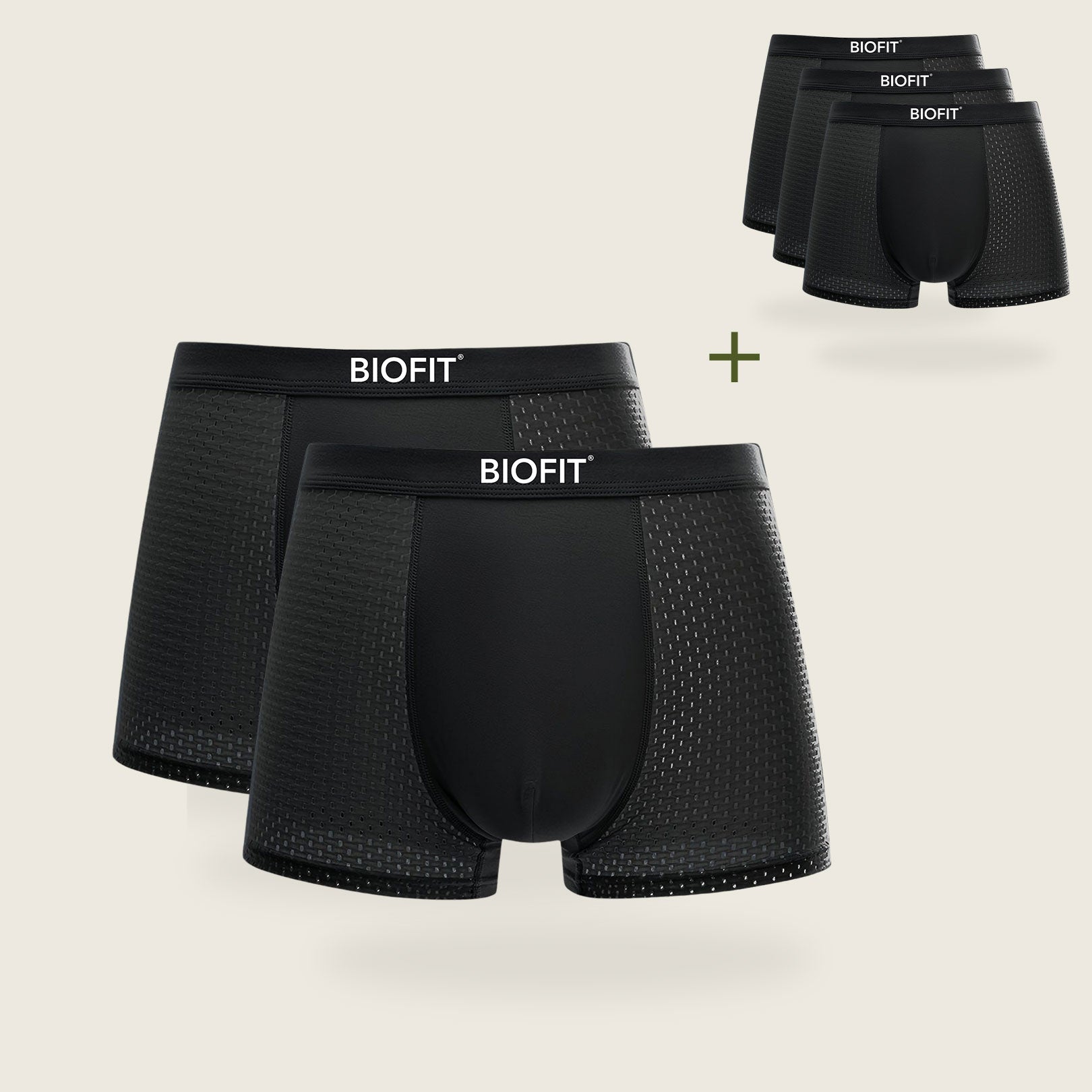 Boxer en bambou BIOFIT® | Noir