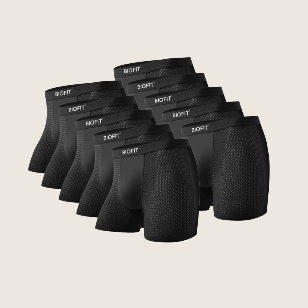 Lot de 5 boxers en bambou BIOFIT® multicolores | + 5 GRATUITS